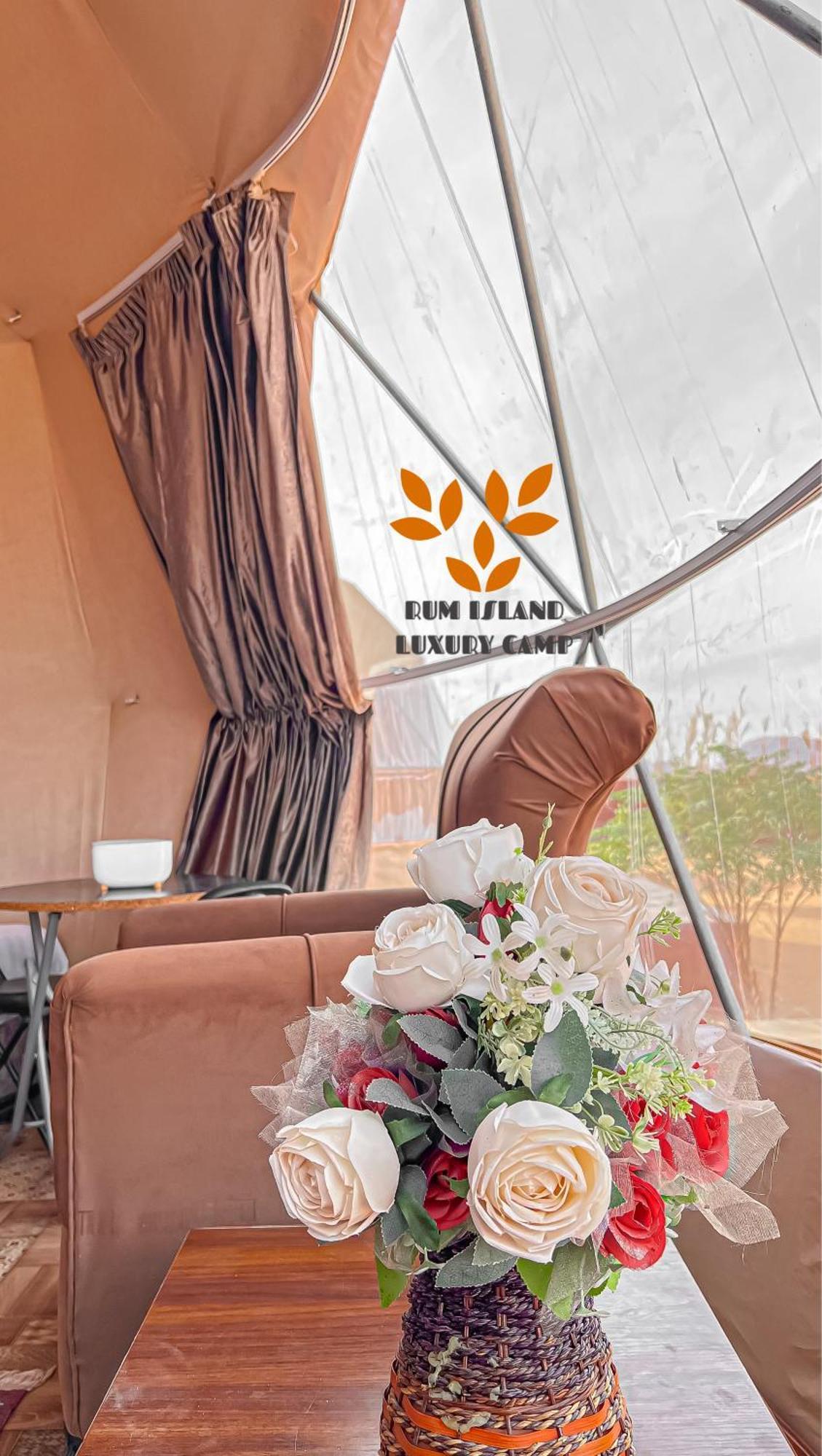 Rum Island Luxury Camp & Bubbles Hotel وادي رم المظهر الخارجي الصورة