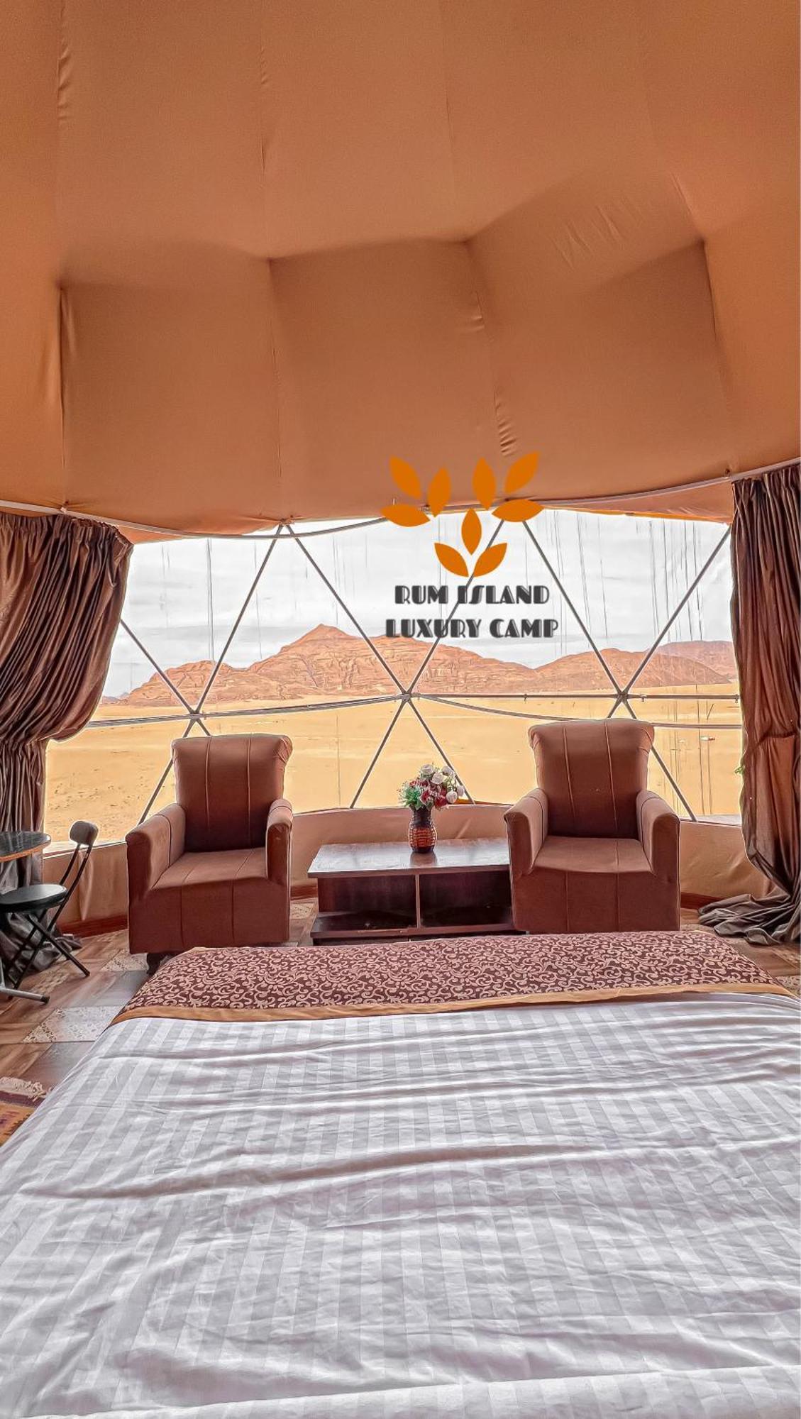 Rum Island Luxury Camp & Bubbles Hotel وادي رم المظهر الخارجي الصورة