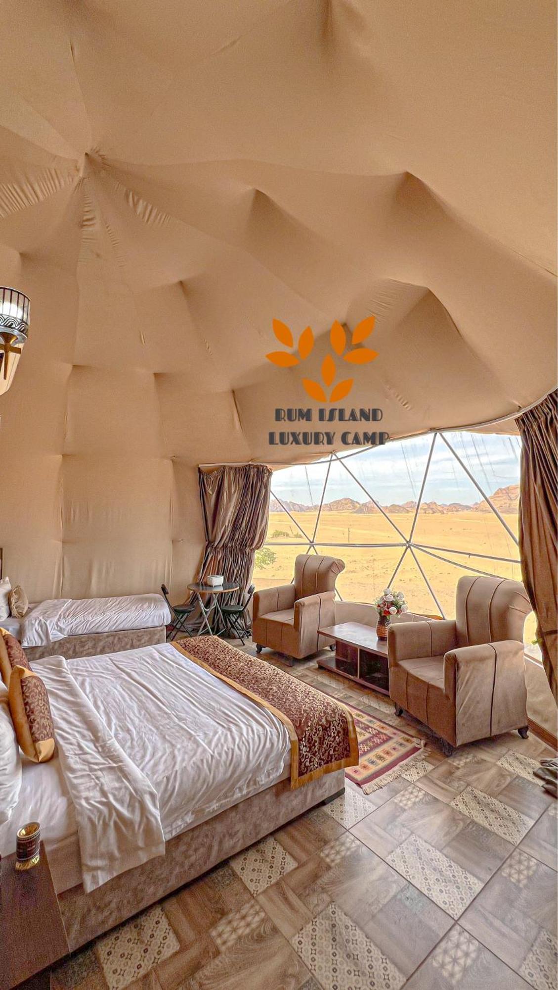 Rum Island Luxury Camp & Bubbles Hotel وادي رم المظهر الخارجي الصورة