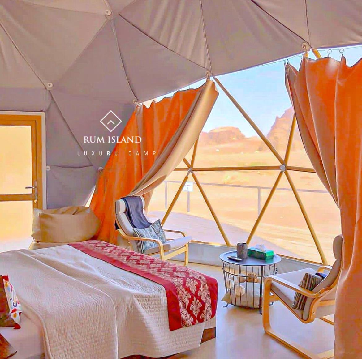 Rum Island Luxury Camp & Bubbles Hotel وادي رم المظهر الخارجي الصورة