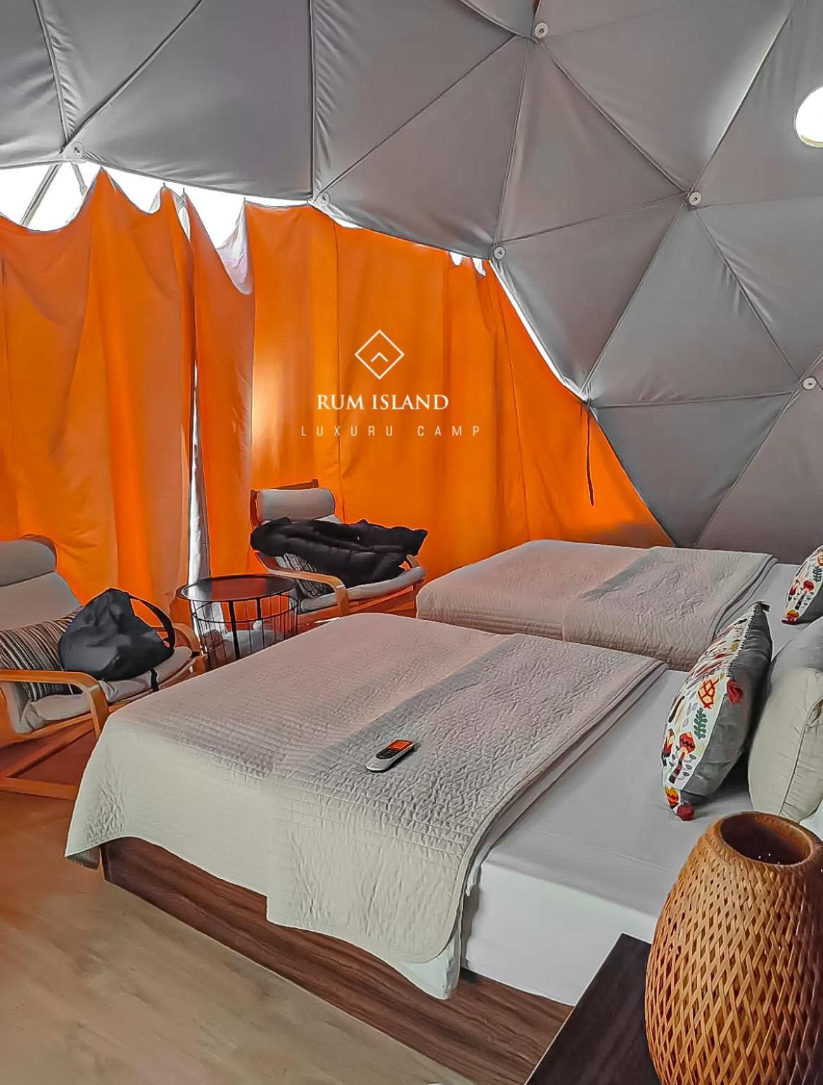 Rum Island Luxury Camp & Bubbles Hotel وادي رم المظهر الخارجي الصورة